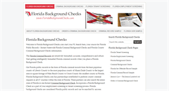 Desktop Screenshot of floridabackgroundchecks.com